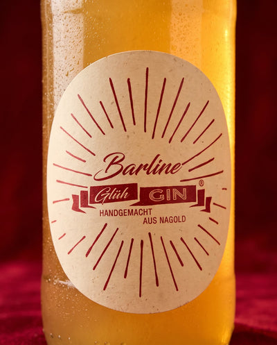 Etikett des Barline Glüh Gin